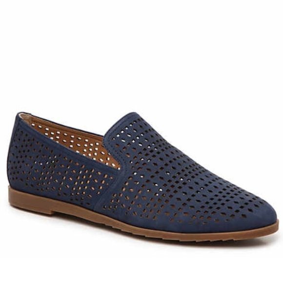Franco Sarto Faryn Loafer Flats in blue Laser cut - Picture 1 of 7